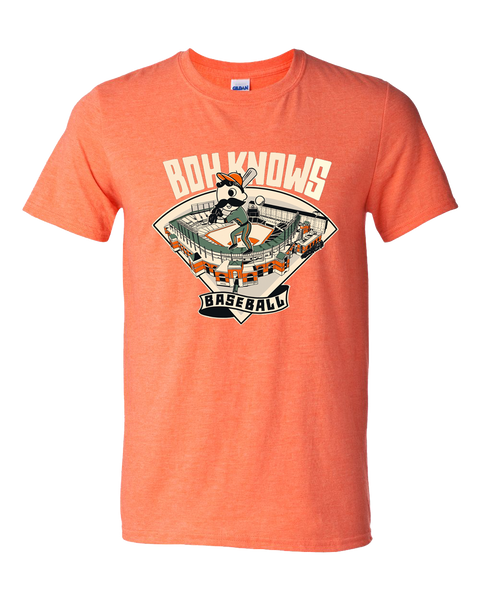 Ravens & BOHS Crabs O's Helvetica *with Natty Boh Logo* (Orange) / Shirt - 3X-Large Orange