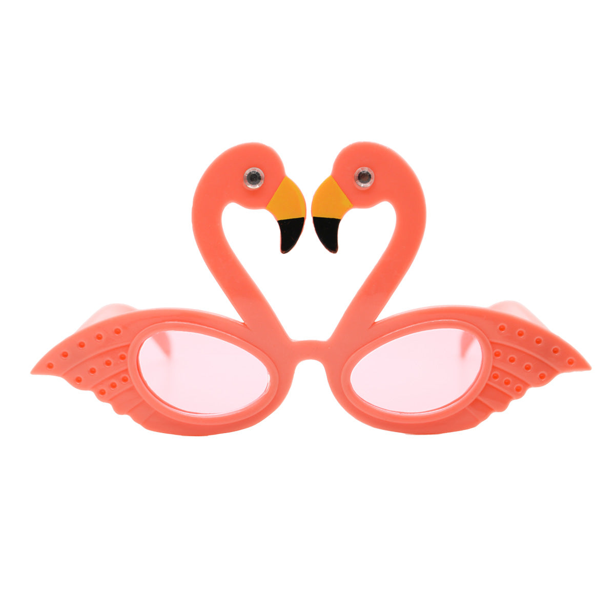 Flamingo Glasses or ID Badge Holder Pin-Flamingo Glasses or