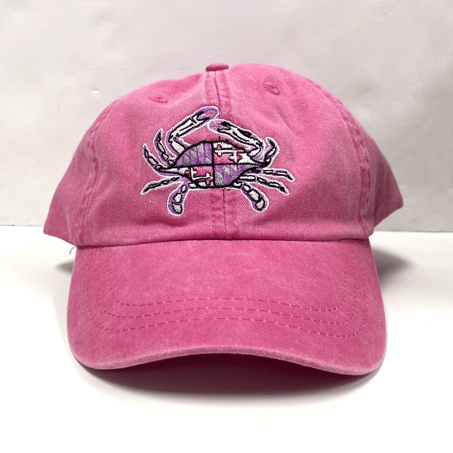 Pink Maryland Flag Crab (Hot Pink) / Baseball Hat