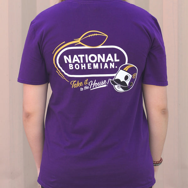 National Bohemian Football (Purple Tie Dye) / Shirt