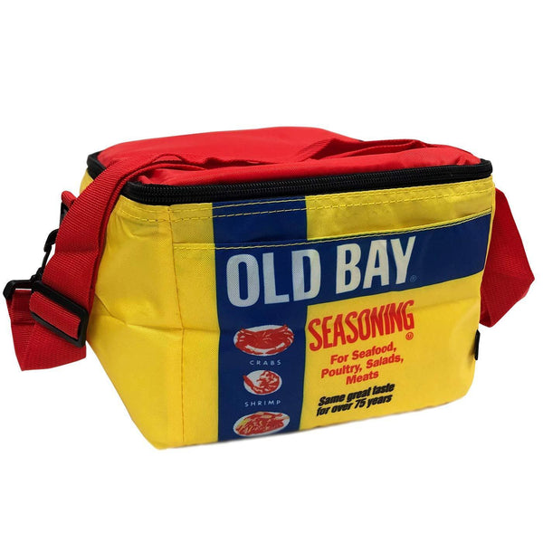 Flat OLD BAY Can Pattern / Can Cooler