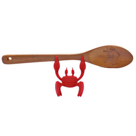 Ototo Red Crab Spoon Holder & Steam Releaser New Fast Free