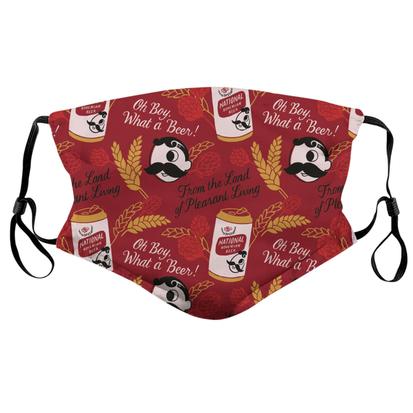 Louisville Cardinals Pattern Adult Cloth Face Mask