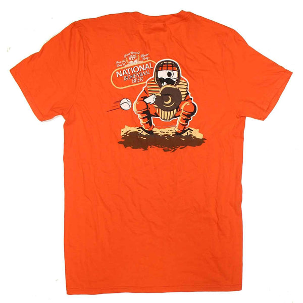 Ravens & BOHS Crabs O's Helvetica *with Natty Boh Logo* (Orange) / Shirt - 4X-Large Orange