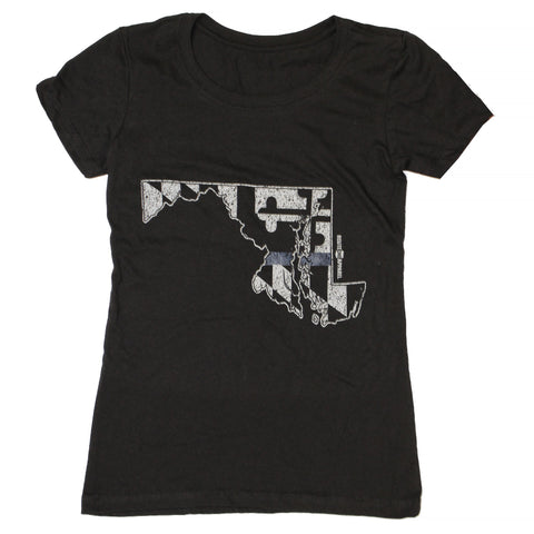 Oversized Printed T-shirt - Dark gray/Blur - Ladies
