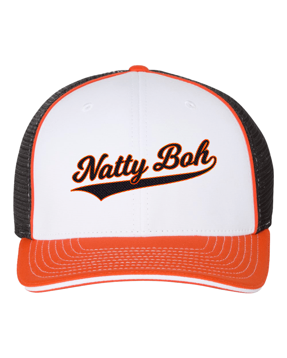 Natty Boh Baseball Script (Tricolor Black) / Baseball Hat