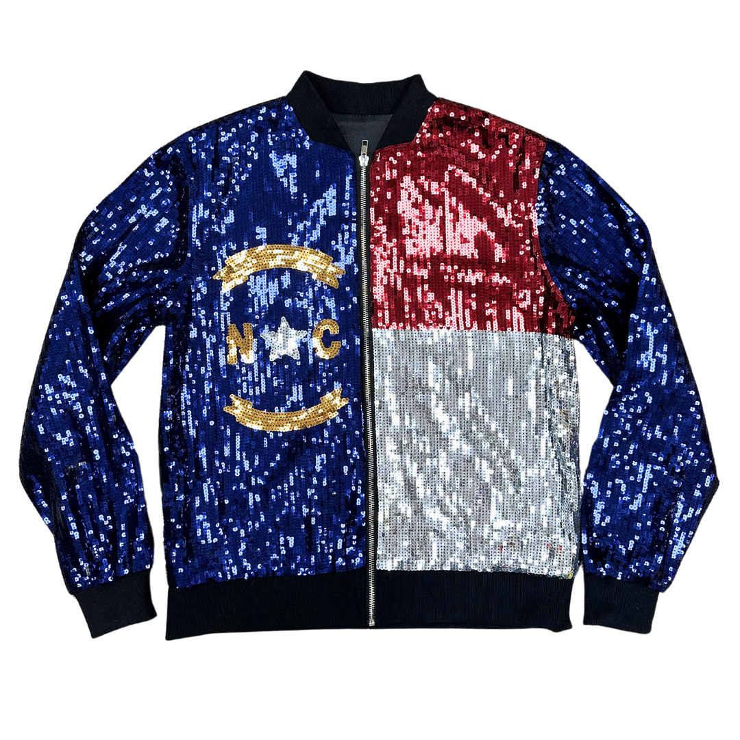 **REQUEST IT** North Carolina Flag / Sequin Jacket