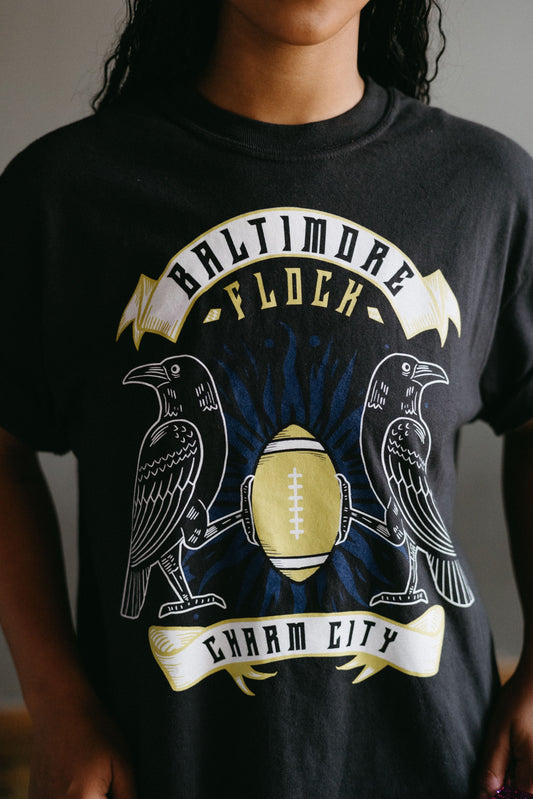 Baltimore Flock Deco Ravens - Brightside X R1A (Black) / Shirt