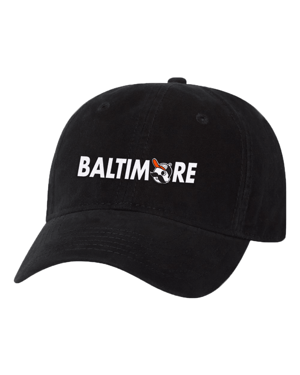 BALTIMORE - Boh Baseball Logo (Black) / Baseball Hat