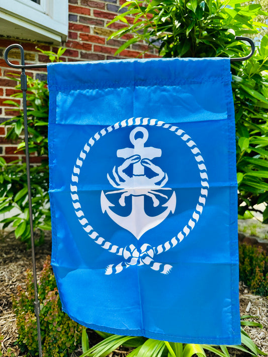 Anchor, Crab & Rope / Garden Flag