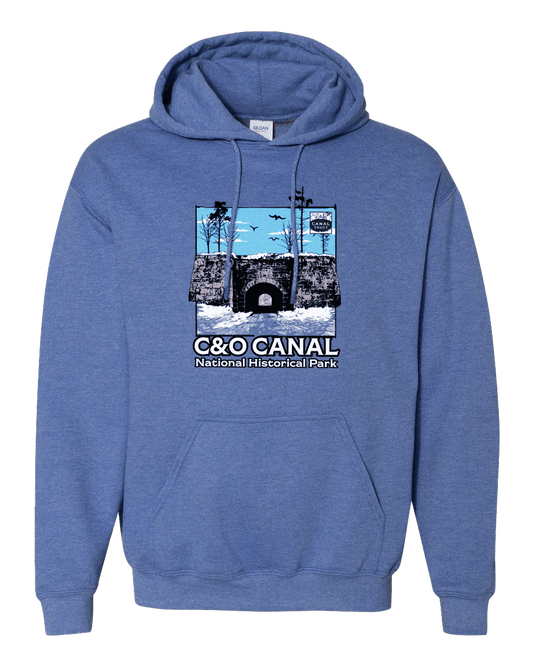 C&O Canal National Historical Park Winter Hoodie (Heather Deep Royal) / Hooded Sweatshirt