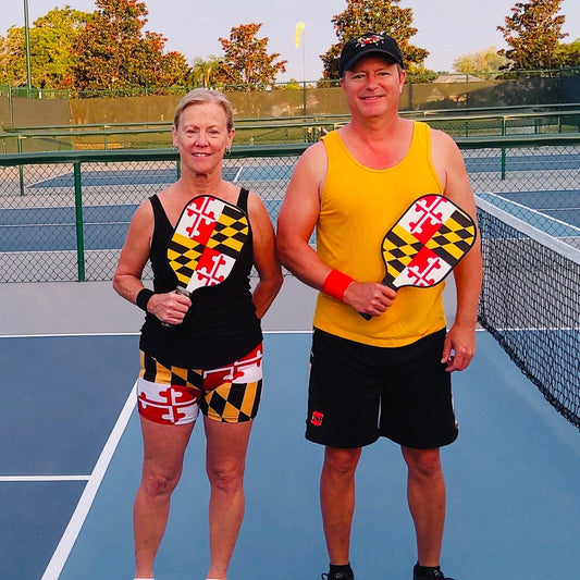 Maryland Flag / Pickleball Paddle