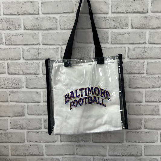 Baltimore Football Lightning / Clear Bag