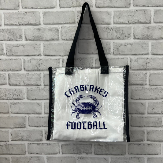 Crabcakes & Football / Clear Bag