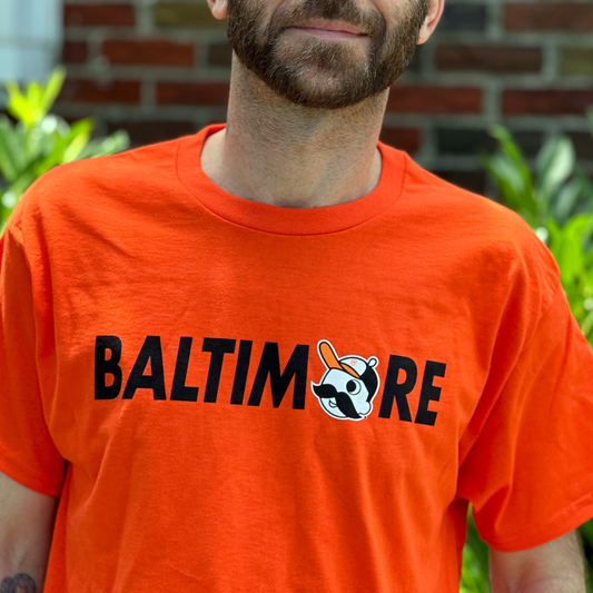 BALTIMORE - Boh Baseball Logo (Orange) / Shirt