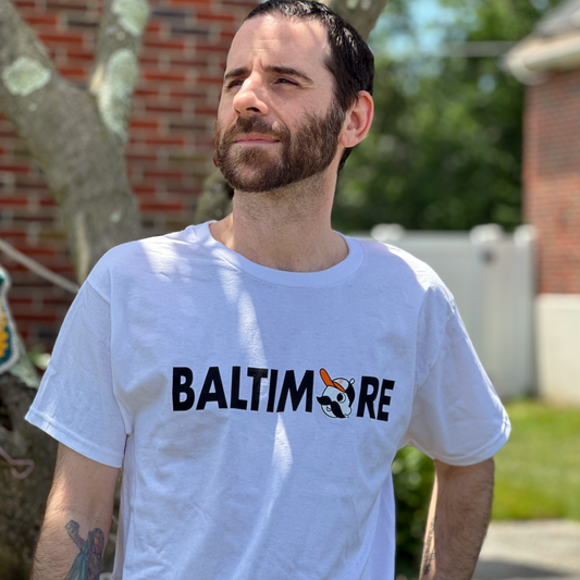 BALTIMORE - Boh Baseball Logo (White) / Shirt