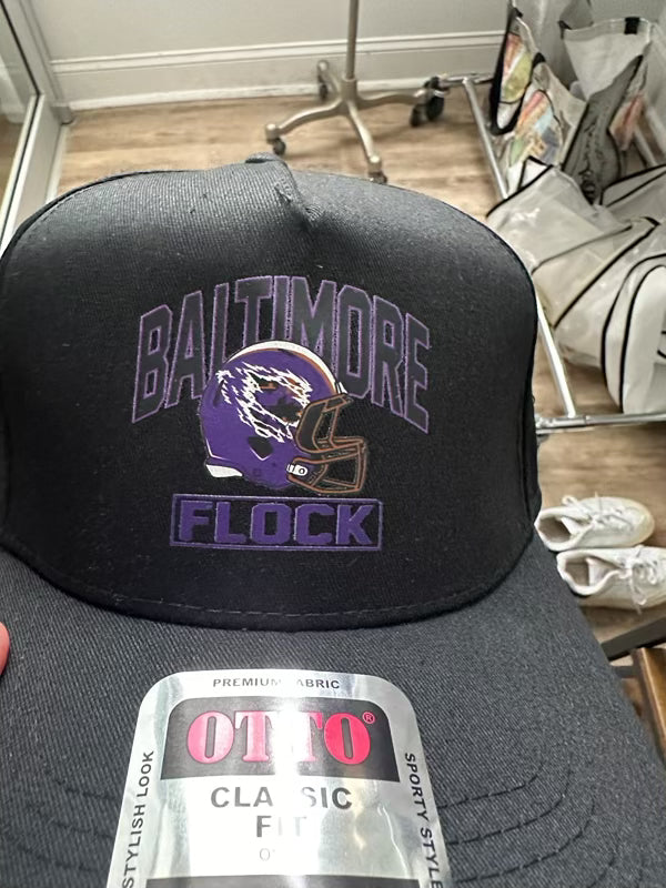 Baltimore Flock - Brightside X R1A  / Baseball Hat (Black)