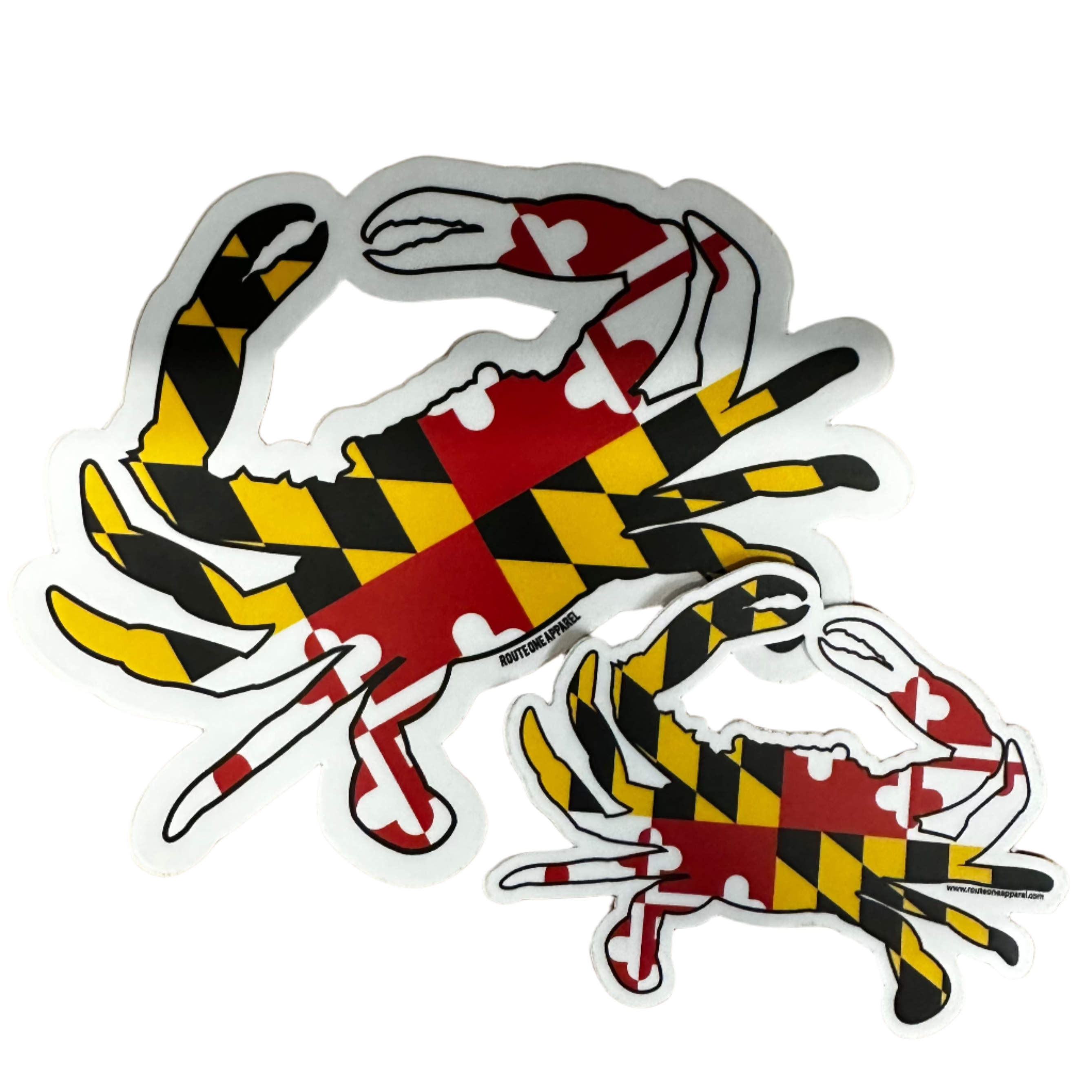 Maryland Full Flag Crab / Sticker