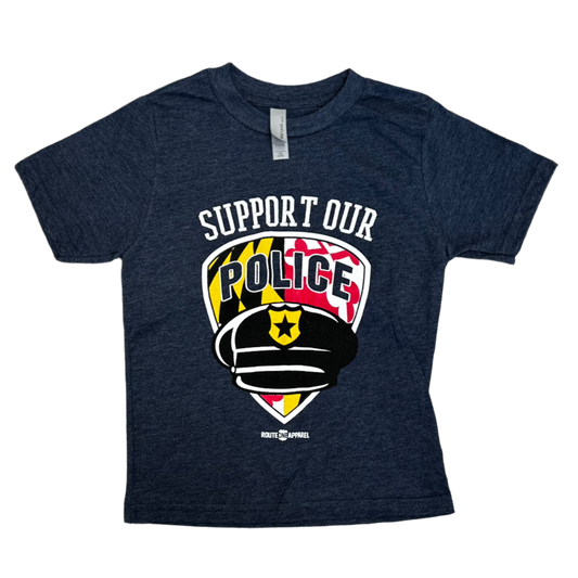 Support Our Maryland Police (Navy) / *Youth* Shirt