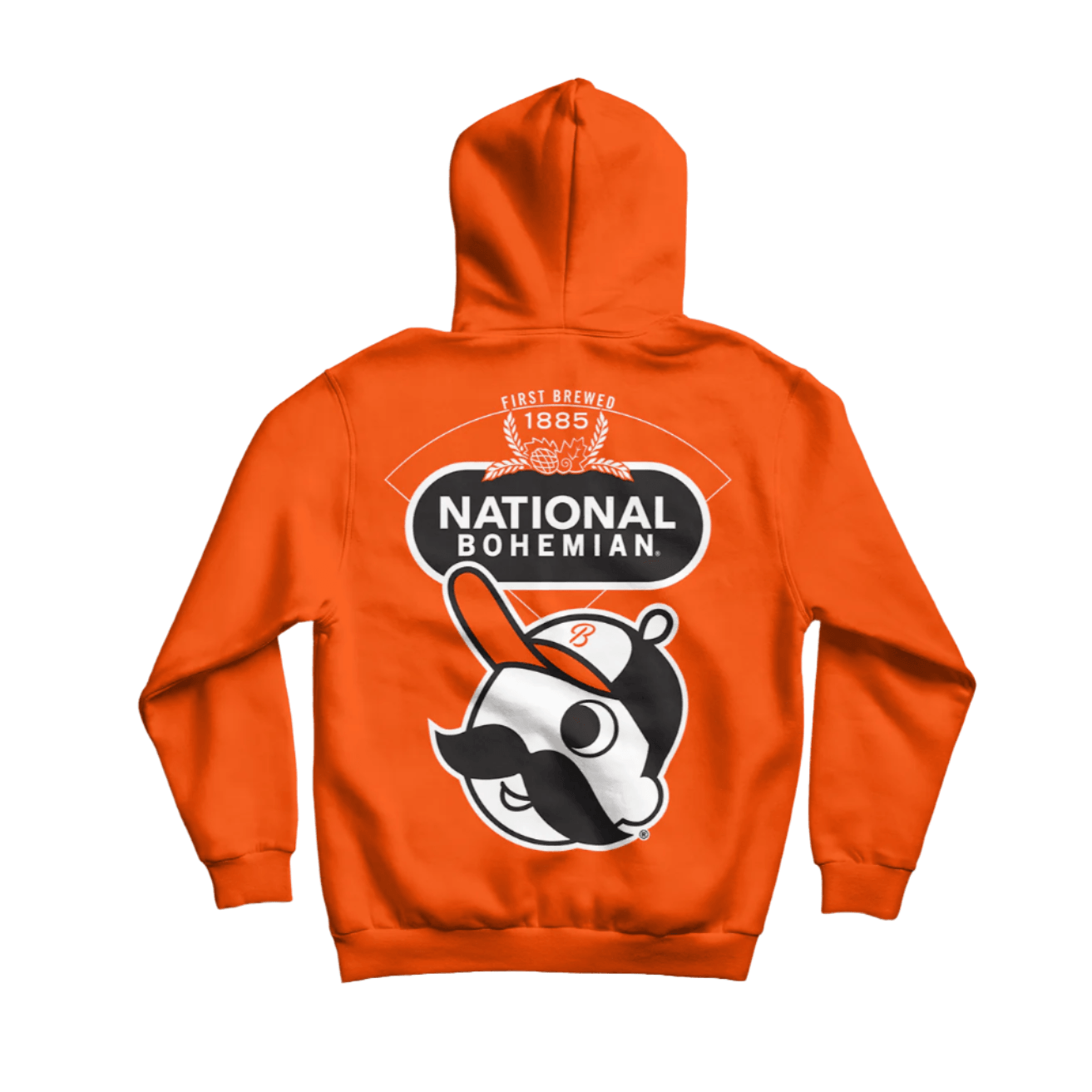 Bohing, Bohing, Gone! National Bohemian Baseball (Orange) / Hoodie