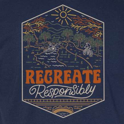 *PRE-ORDER* C&O Canal Recreate Responsibly (Blue) / Shirt - ESTIMATED SHIP DATE 7/10