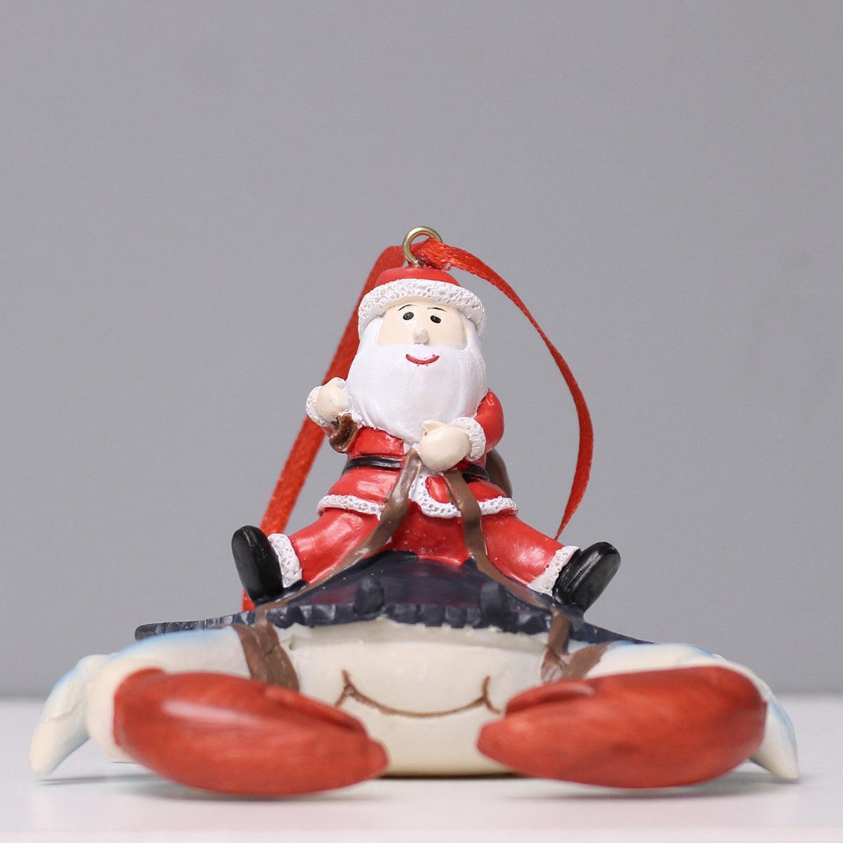 Santa on Crab / Ornament