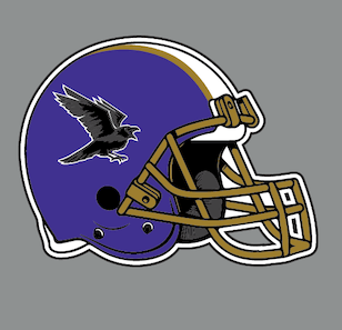 Bmore Football Helmet (Purple) / Patch