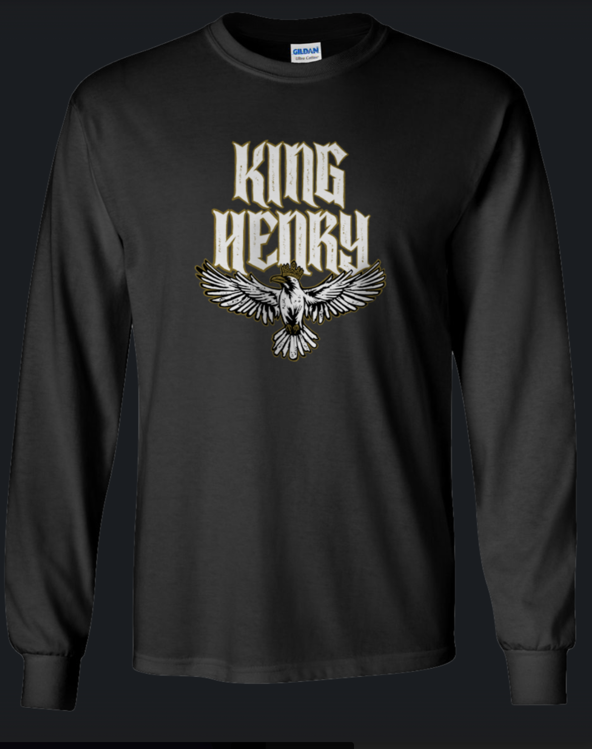 King Henry (Black) / Long Sleeve Shirt