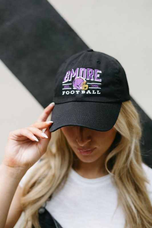 BMORE Football - Brightside X R1A / Baseball Hat (Black)