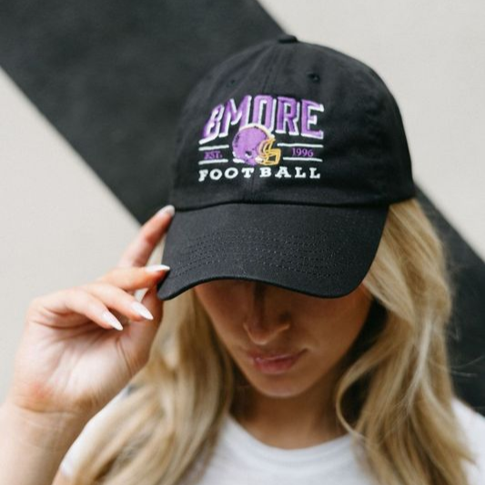 BMORE Football - Brightside X R1A / Baseball Hat (Black)