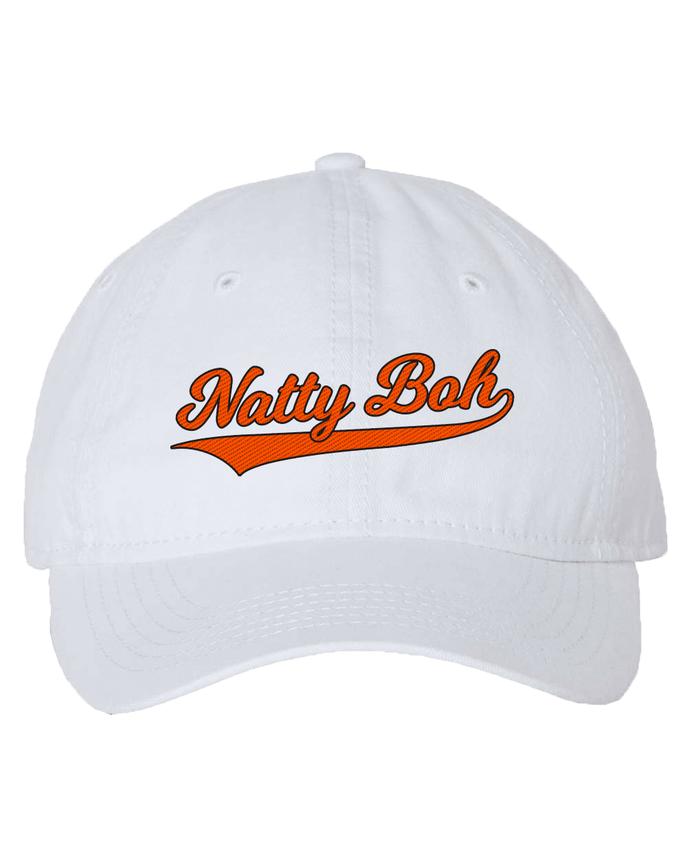 Natty Boh Baseball Script (White) / Baseball Hat