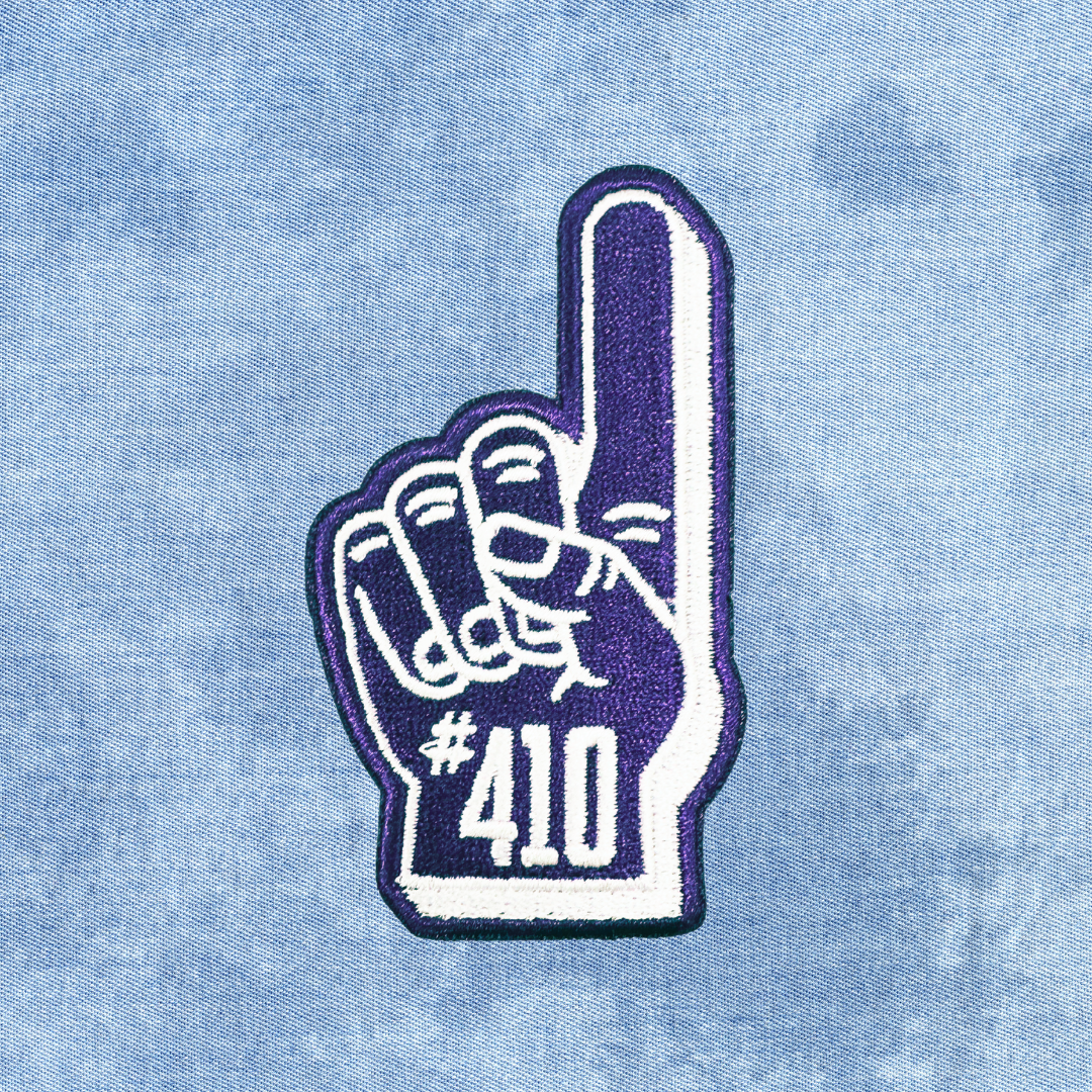 410 Foam Finger (Purple) / Patch