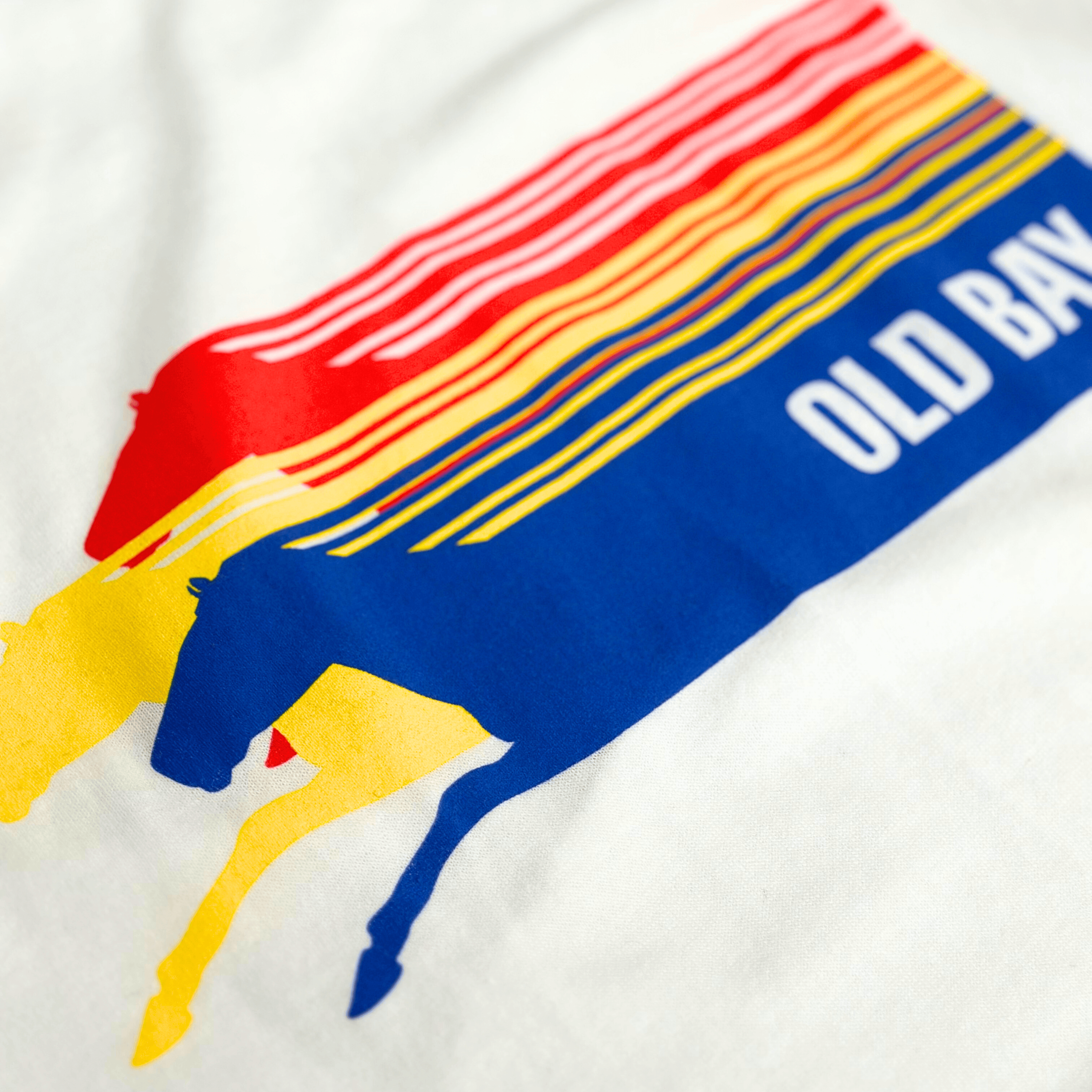 OLD BAY Racehorses (White w/ Blue) / Ringer Shirt