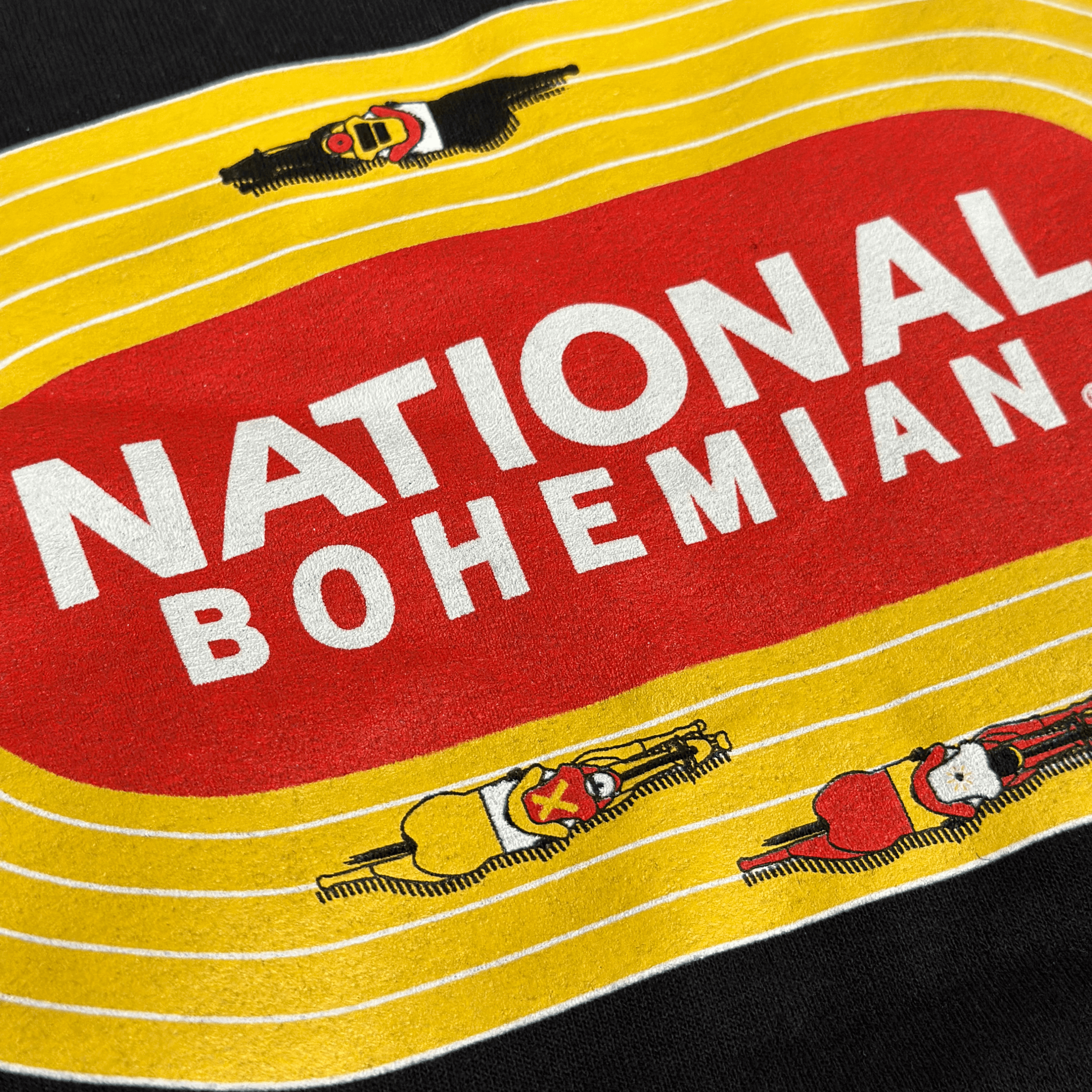 National Bohemian Racetrack (Black) / Crew Sweatshirt