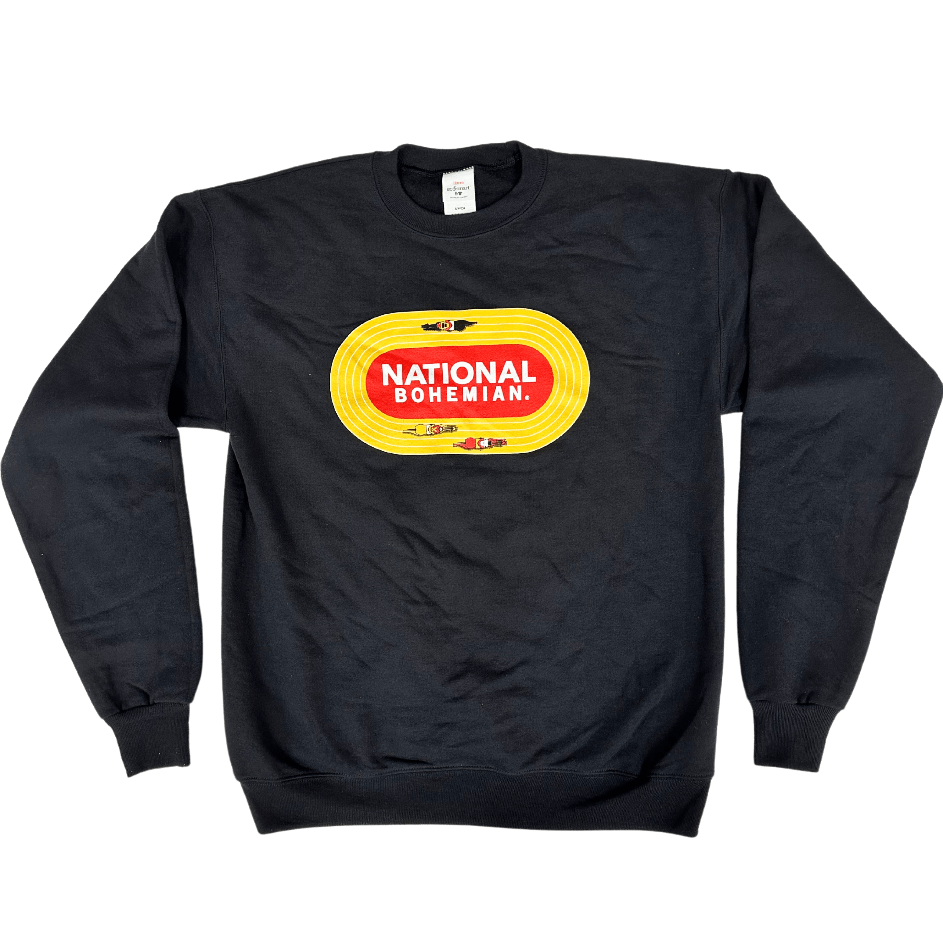 National Bohemian Racetrack (Black) / Crew Sweatshirt