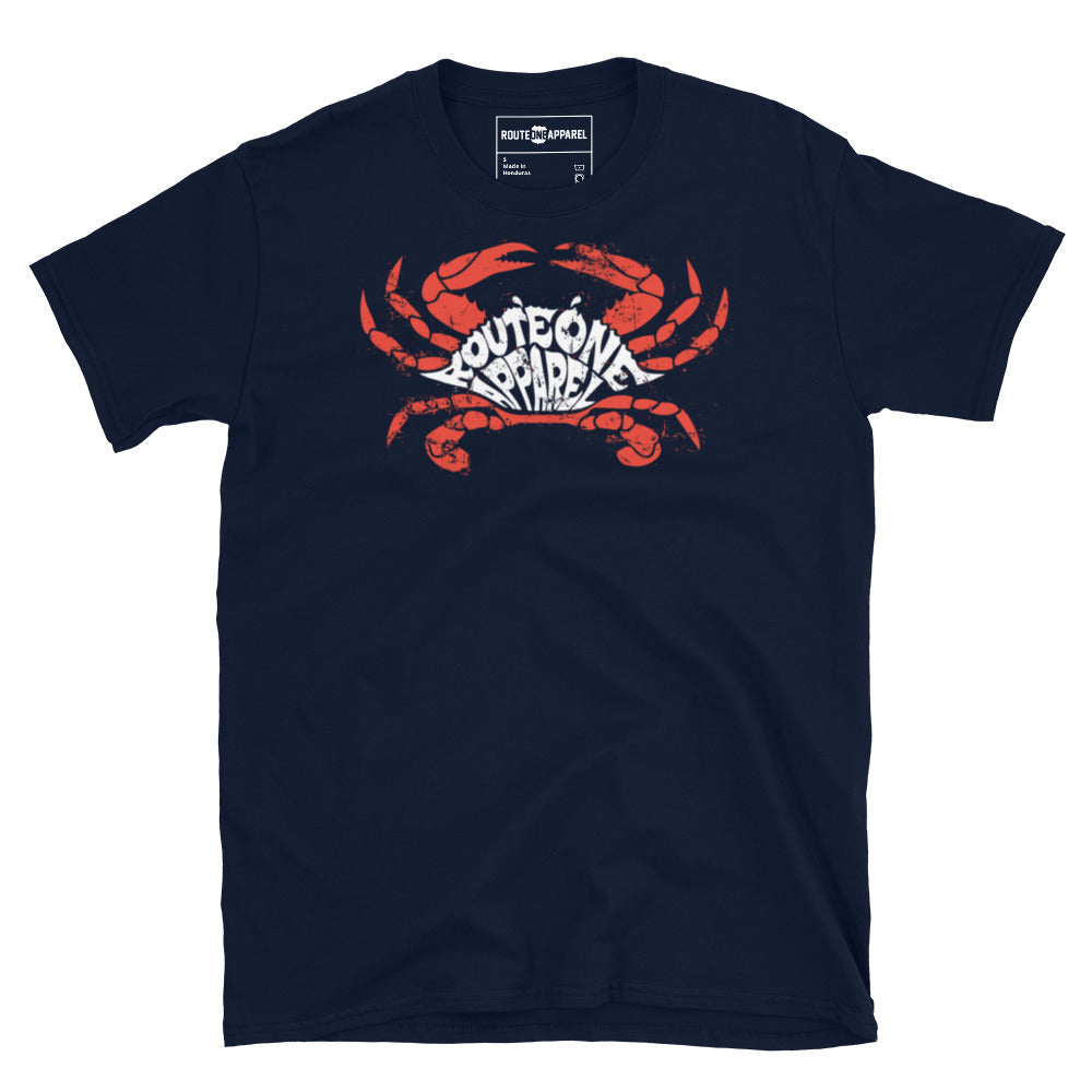 Route One Apparel Crab Shape (Navy) / Shirt