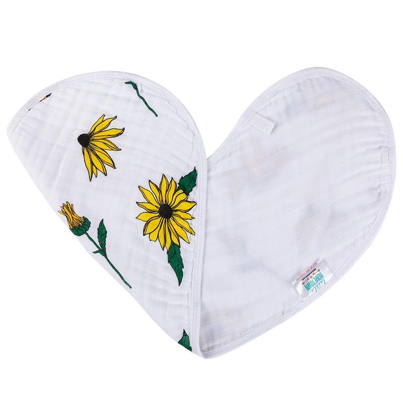 Baby Burp Cloth & Bib Combo:  Black-Eyed Susan by Little Hometown - Route One Apparel