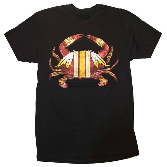 DC Football Home Team Crab *Front Print* (Black) / Shirt - Route One Apparel