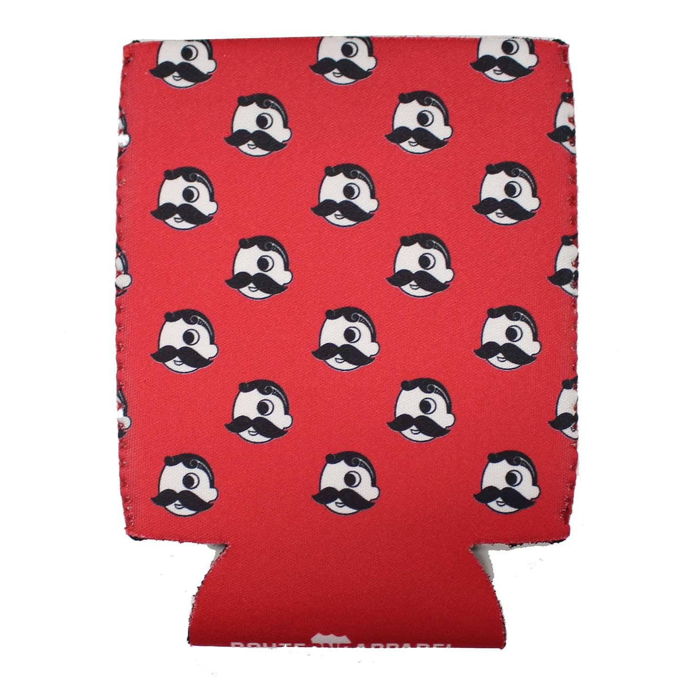 Natty Boh Logo Pattern (Red) / Can Cooler - Route One Apparel