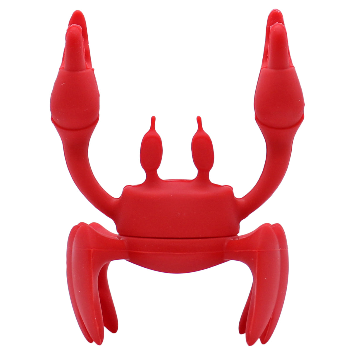 Ceramic Crab Teabag Holder Small Spoon Rest Table Accent in Coral Red or  Marine Blue