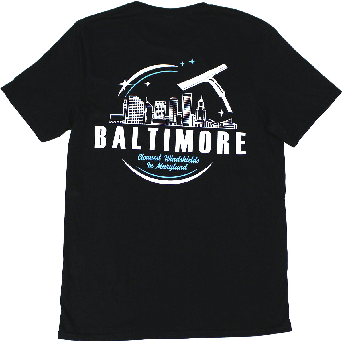 Baltimore Humor Cleanest Windshields in Maryland (Black) / Shirt