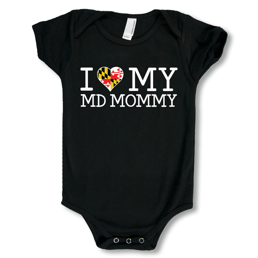 I Love My Maryland Mommy / Baby Onesie - Route One Apparel