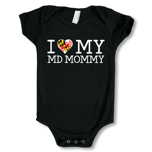 I Love My Maryland Mommy / Baby Onesie - Route One Apparel