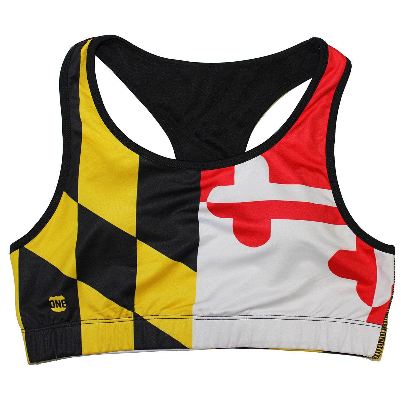 Route One Apparel - Maryland Full Flag / Sports Bra